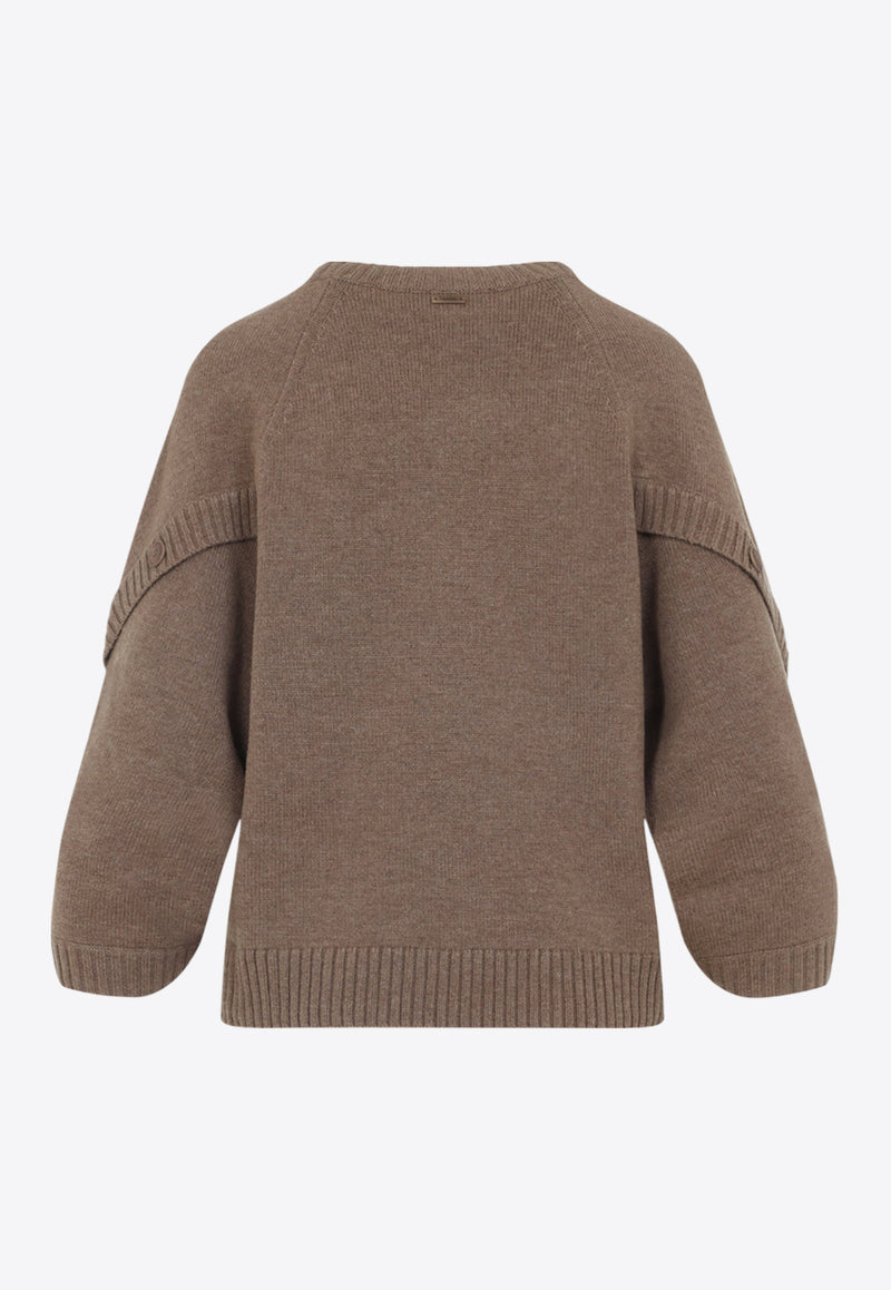 Ampex Button Virgin Wool Sweater