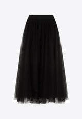 Tulle Midi Skirt