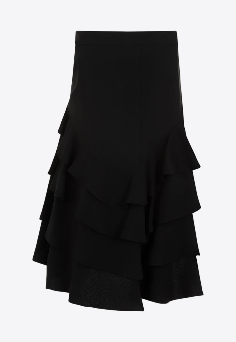 Midi Ruffle Skirt