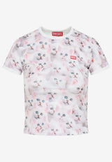 T-unclau Cat Print T-shirt