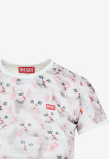 T-unclau Cat Print T-shirt
