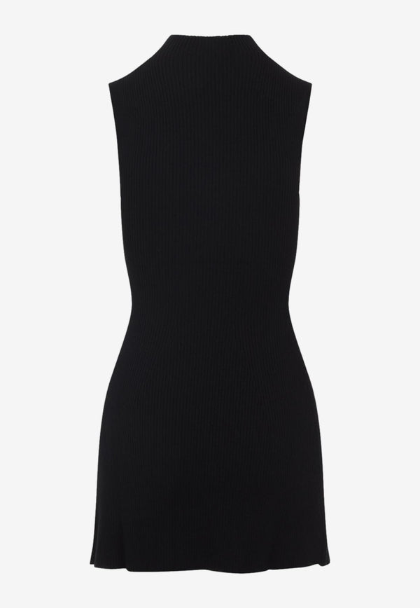 M-oloni Ribbed Knit Mini Dress