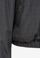 Checked Tracksuit Jacket