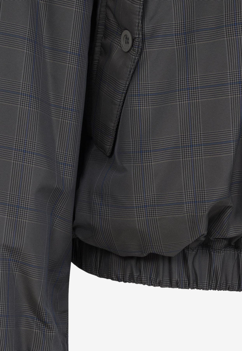 Checked Tracksuit Jacket