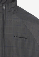 Checked Tracksuit Jacket