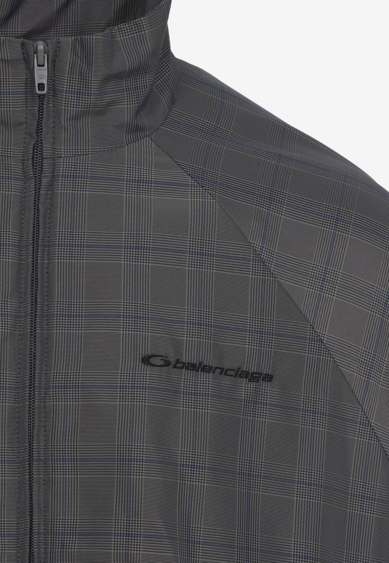 Checked Tracksuit Jacket