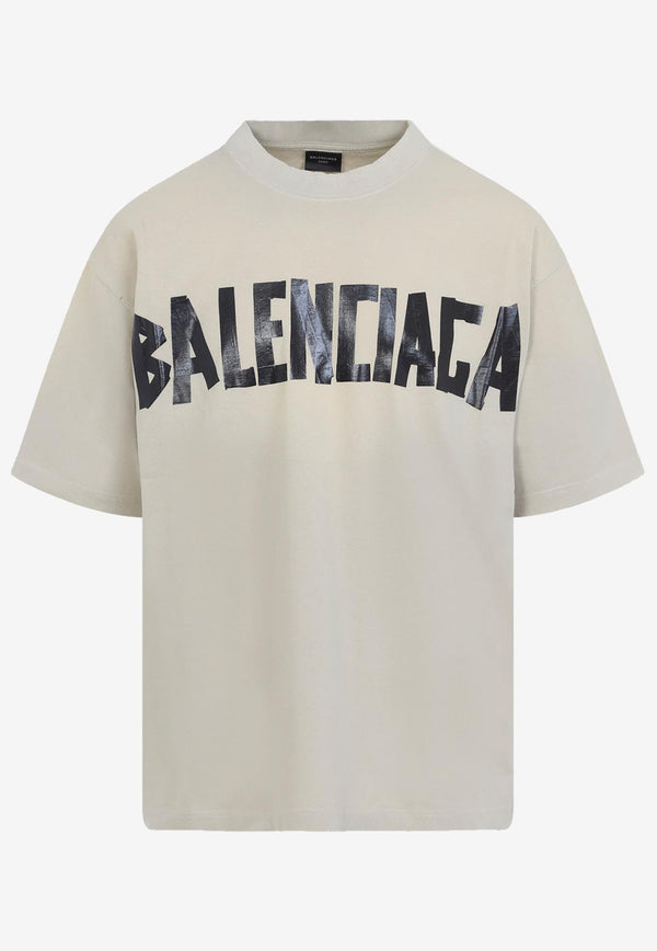 Tape Logo Crewneck T-shirt