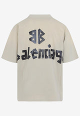 Tape Logo Crewneck T-shirt