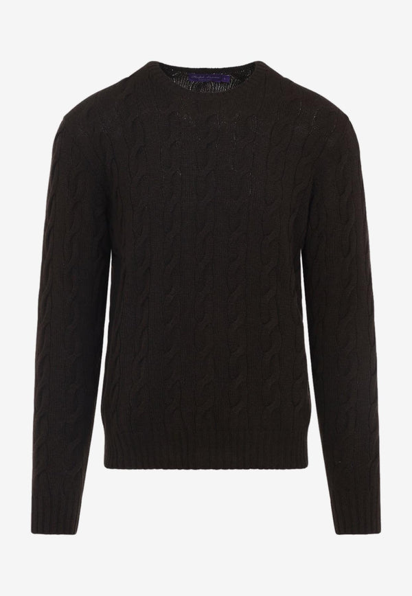 Cable Pullover Cashmere Sweater