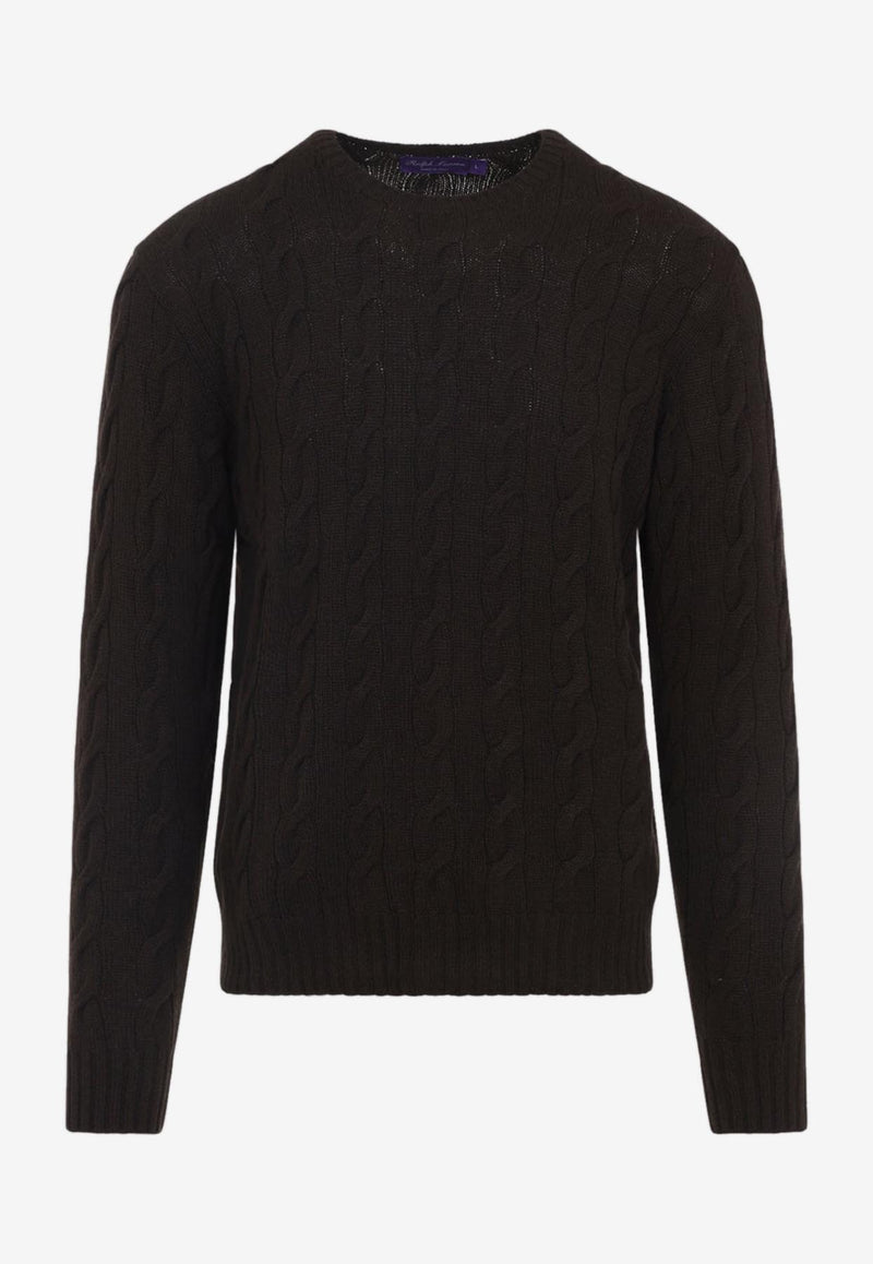 Cable Pullover Cashmere Sweater