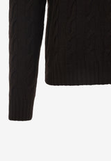 Cable Pullover Cashmere Sweater