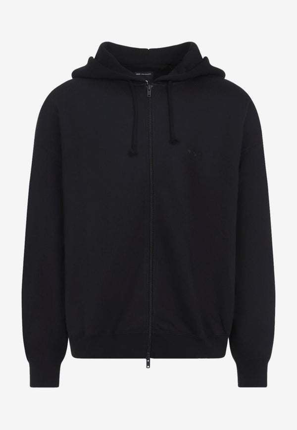 Brushed Terry Zip Hooded Sweatshirt