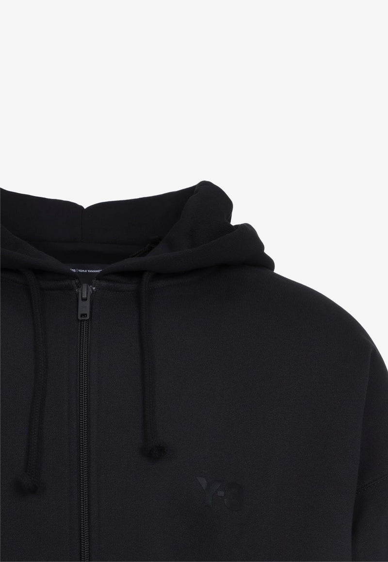 Brushed Terry Zip Hooded Sweatshirt