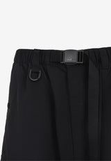 Belted Tracksuit Pants