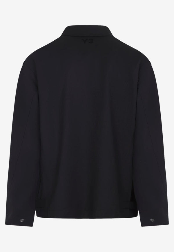 Refined Zip-Up Overshirt