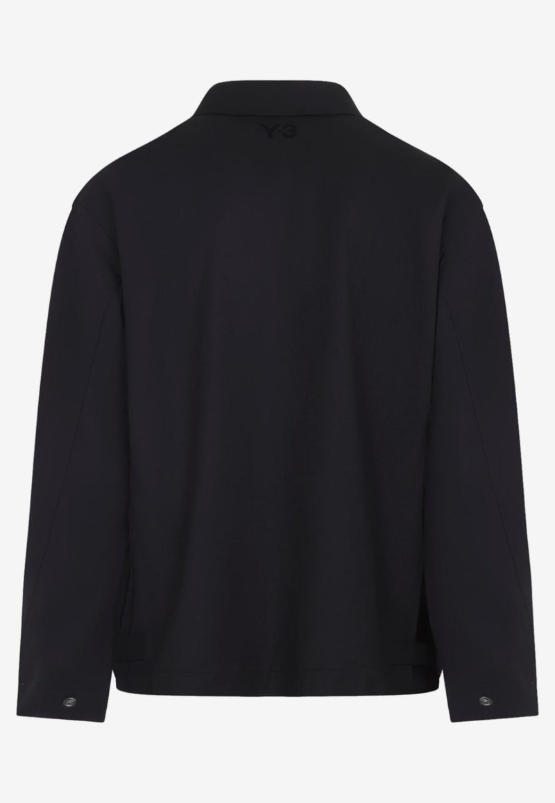 Refined Zip-Up Overshirt