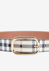 Check Pattern Canvas Belt
