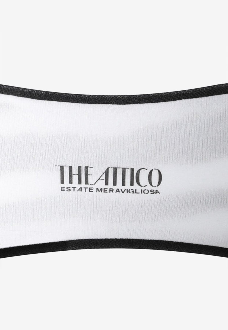 The Attico Zebra Print Bikini Monochrome 250WBC0001PAA014PR/Q_ATTIC-020