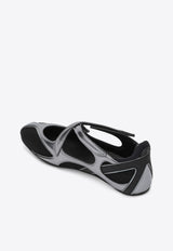 The Attico Floor 01 Ballet Flats Black 250WSH00871MIX024A/R_ATTIC-100