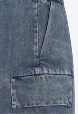 Denim Cargo Jeans