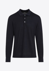 Long-Sleeved Polo T-shirt