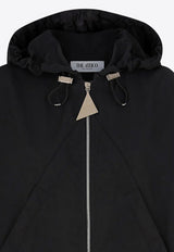 The Attico Oversized Zip-Up Jacket Black 251WCB00076PLL001A_ATTIC-100