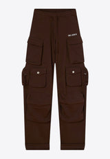 The Attico Fern Wide-Leg Cargo Pants Brown 251WCP00260JJF007A/R_ATTIC-204