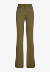 The Attico Wool Tailored Pants Green 251WCP00273WWW065A_ATTIC-081