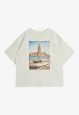 Mini Rodini Boys Municipal Print T-shirt White 2522012611CO/Q_MIRO-OW