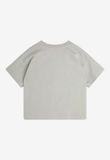 Mini Rodini Boys Seagull Print T-shirt Gray 2522013797CO/Q_MIRO-GR