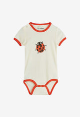 Mini Rodini Babies Ladybugs Bodysuit White 2524011311CO/Q_MIRO-OW