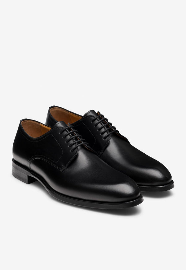 MAGNANNI Melo Leather Lace-Up Shoes Black 25374_BLACK