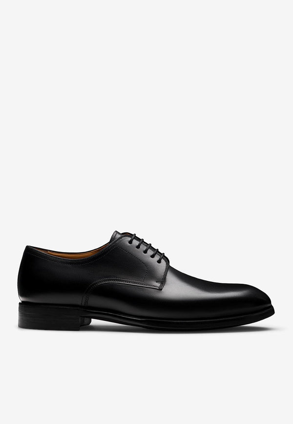 MAGNANNI Melo Leather Lace-Up Shoes Black 25374_BLACK