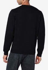 Roberto Collina Crewneck Wool Sweater Black 253M02001WO/R_ROBER-M0209