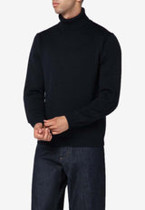 Roberto Collina Turtleneck Wool Sweater Navy 253M02003WO/R_ROBER-M0210
