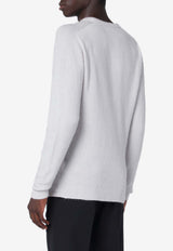 Roberto Collina Cashmere-Blend Sweater White 253M32001WS/R_ROBER-M3216