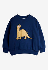 Mini Rodini Babies Dino Print Sweatshirt Blue 2572011660CO/R_MIRO-60
