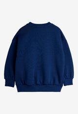 Mini Rodini Babies Dino Print Sweatshirt Blue 2572011660CO/R_MIRO-60