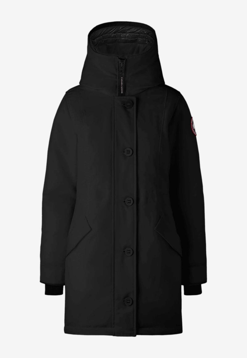 Canada Goose Rossclair Logo Patch Parka Black 2580W_000_61