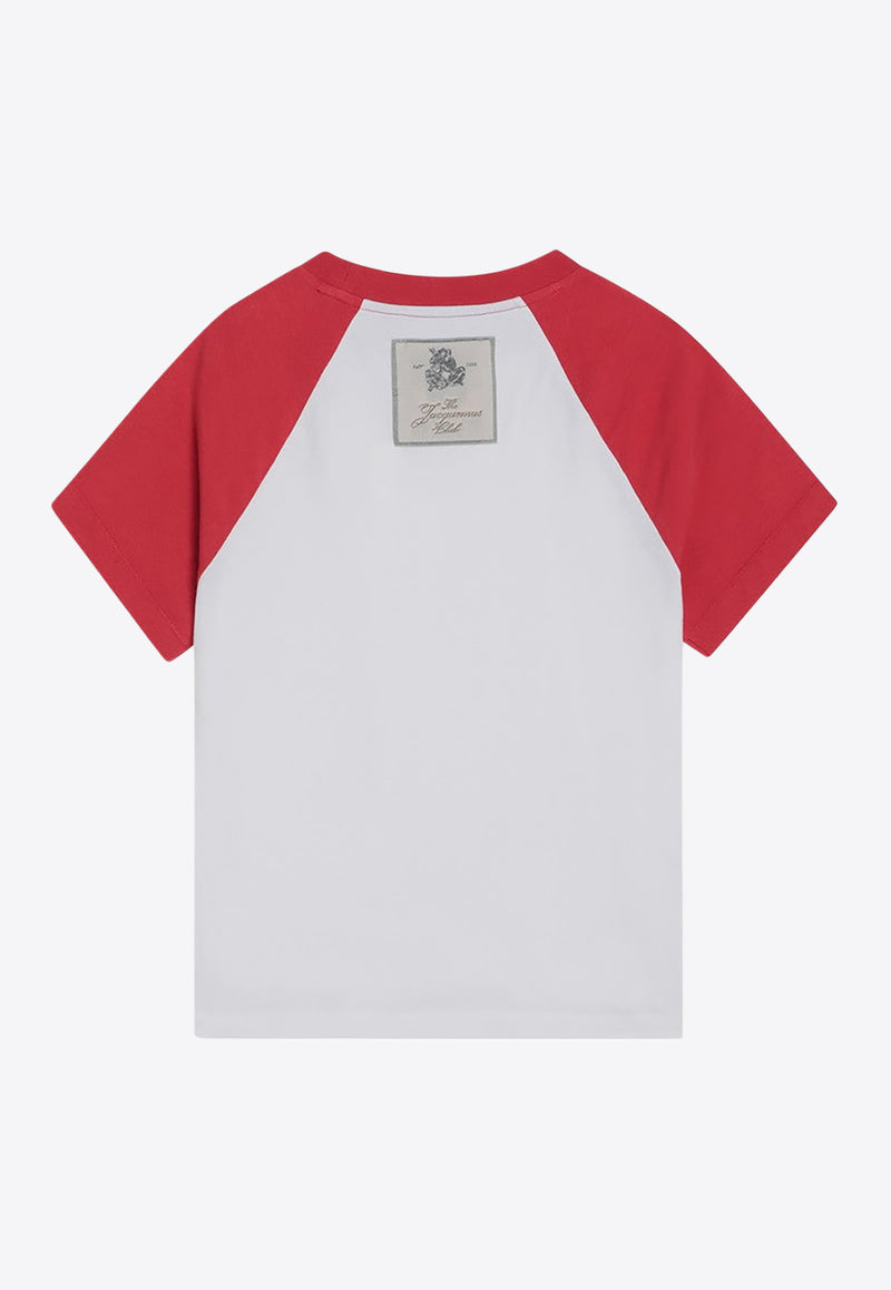 Jacquemus The Baseball Logo T-shirt Red 25E251JS2052031/Q_JACQM-040