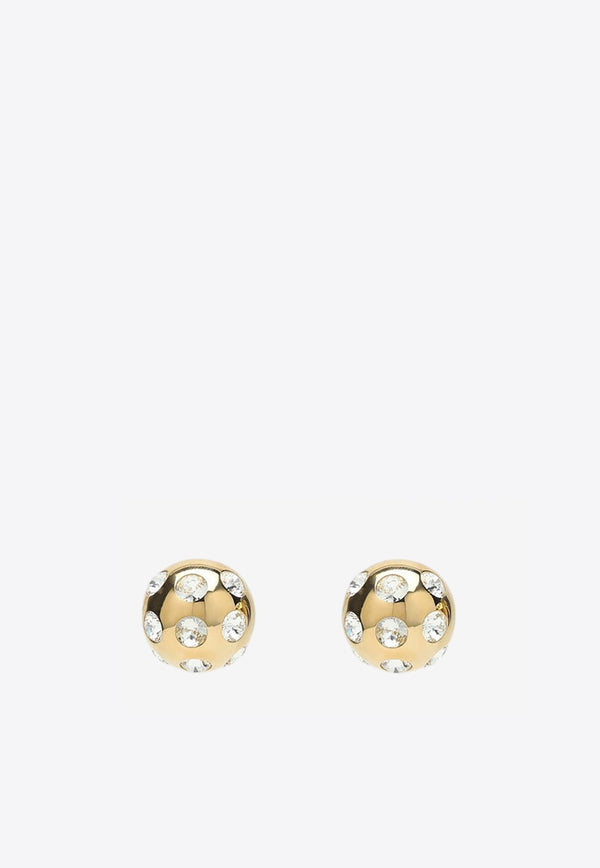 Jacquemus Les Boucles Salon Embellished Earrings Gold 25E251JW7365101/Q_JACQM-283