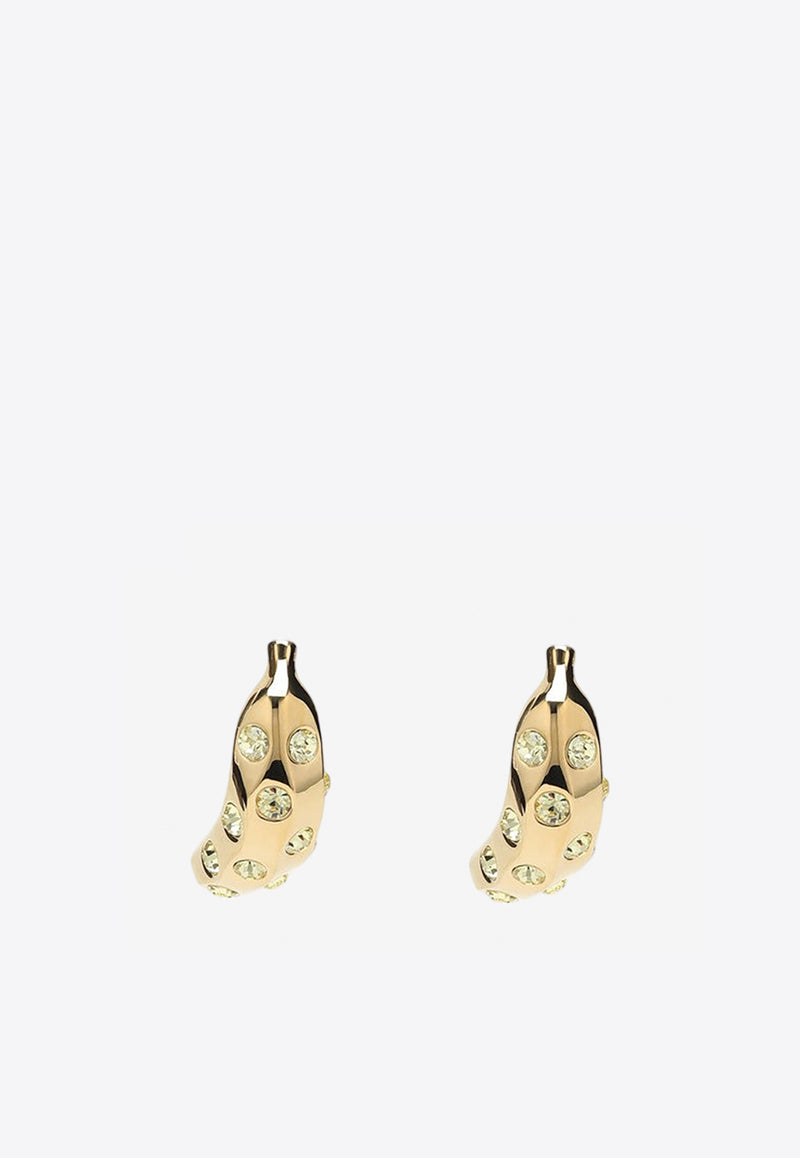 Jacquemus Bananes Embellished Earrings Gold 25E251JW7415101/Q_JACQM-289