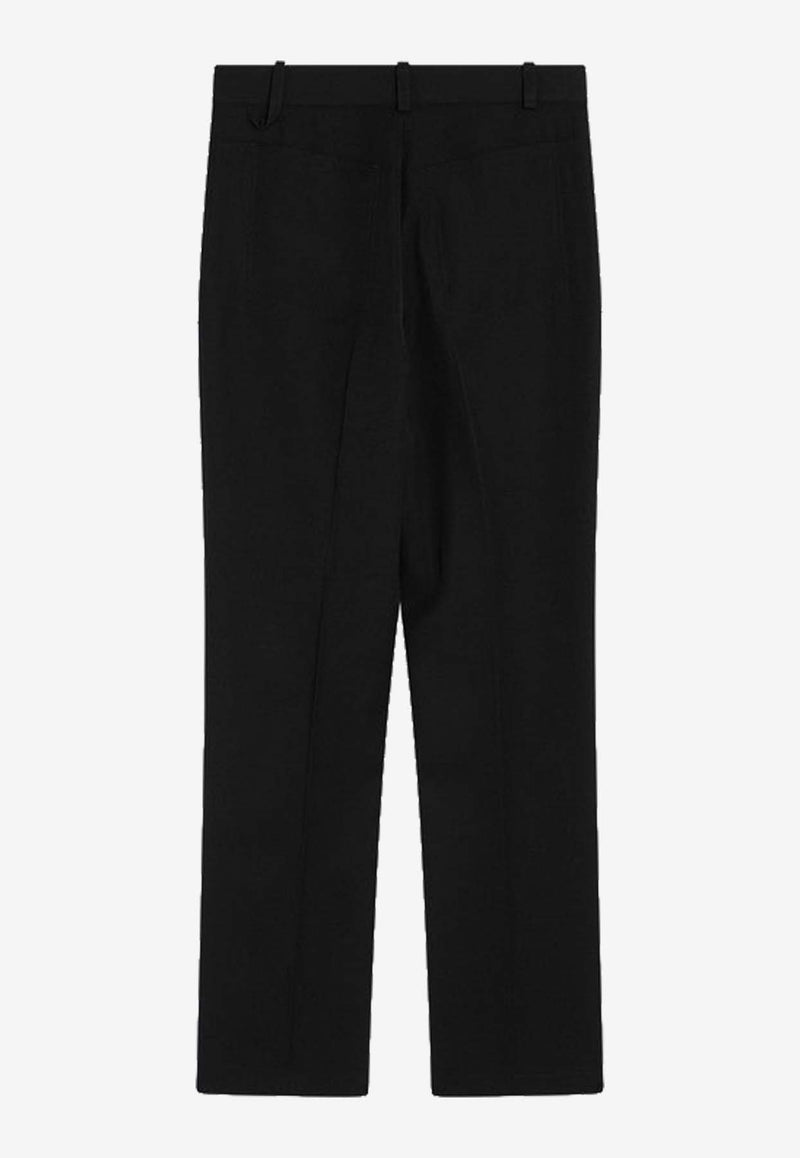 Jacquemus Straight-Leg Logo Pants Black 25E251PA1381541/Q_JACQM-990