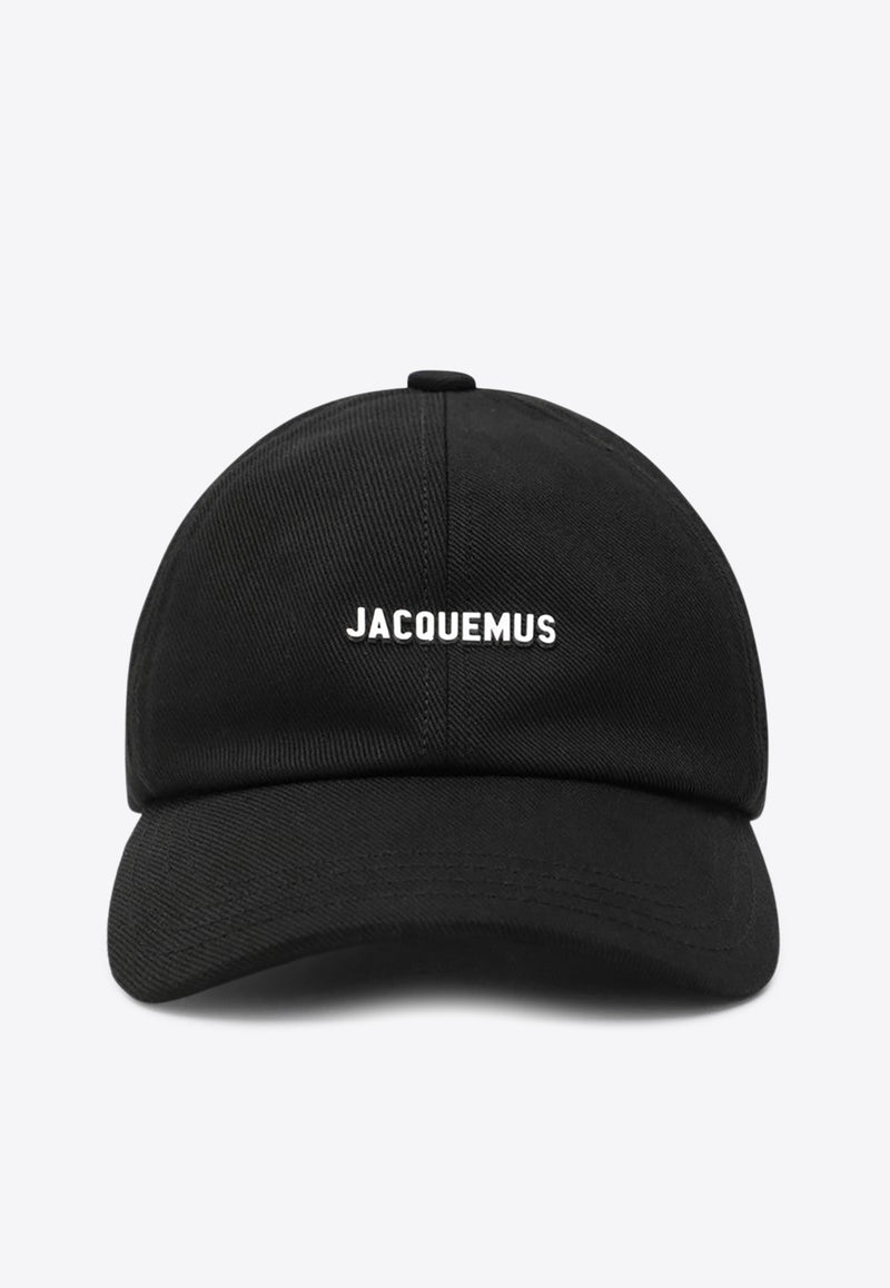 Jacquemus Logo Baseball Cap Black 25EACU00670AW00092/R_JACQM-990