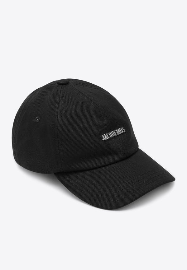 Jacquemus Logo Baseball Cap Black 25EACU00670AW00092/R_JACQM-990