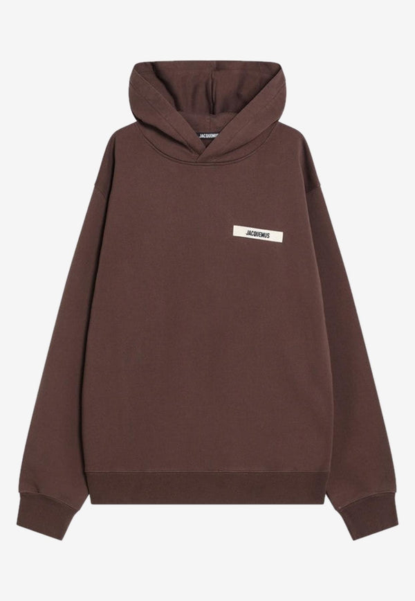 Jacquemus Gros Grain Hooded Sweatshirt Brown 25EHOM00247AJ00126/R_JACQM-880