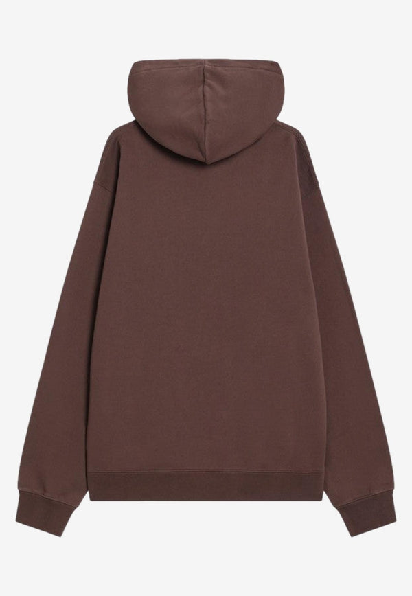 Jacquemus Gros Grain Hooded Sweatshirt Brown 25EHOM00247AJ00126/R_JACQM-880
