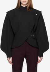 Mugler Tailored Buckle-Fastening Jacket
 Black 25F1MA0197190_BLACK