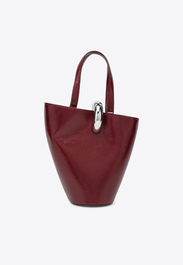 Jacquemus Small Bambola Leather Shoulder Bag Burgundy 25HBAW00389AC20C01/R_JACQM-490