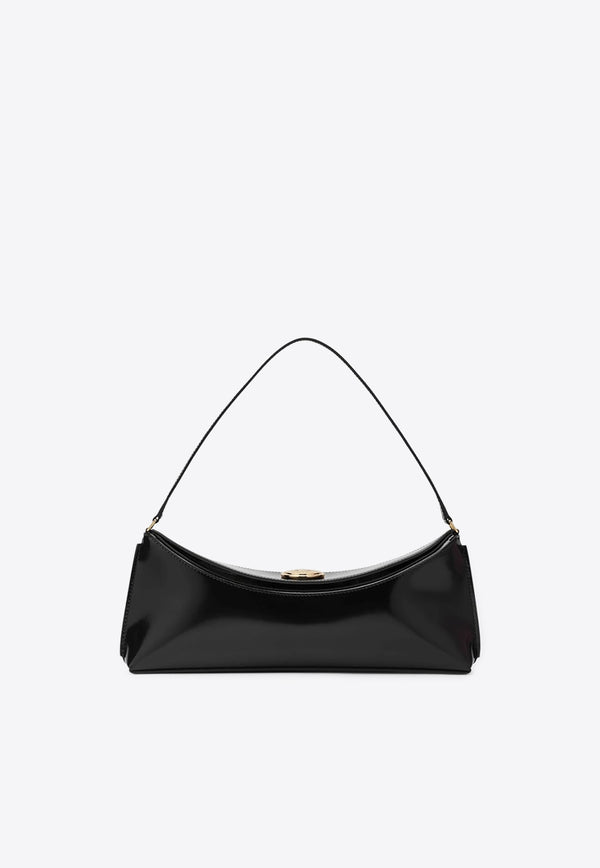 Jacquemus Ovalo Leather Clutch Bag Black 25HBAW00438AC18A01/R_JACQM-990